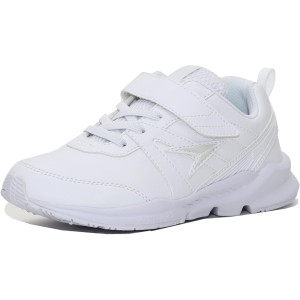 Sneakers, School Shoes, Wide, Lightweight, White, Black, 5.9-10.6 inches (15-27 cm), 3E 2E, Kids, Boys, Girls
