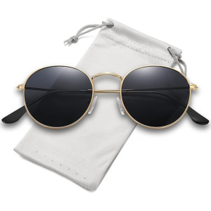 Polarized Sunglasses for Womens Men Trendy Square Hexagonal Flat Mirrored Sun Glasses UV Protection